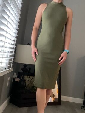 Knee Length Bodycon Dress